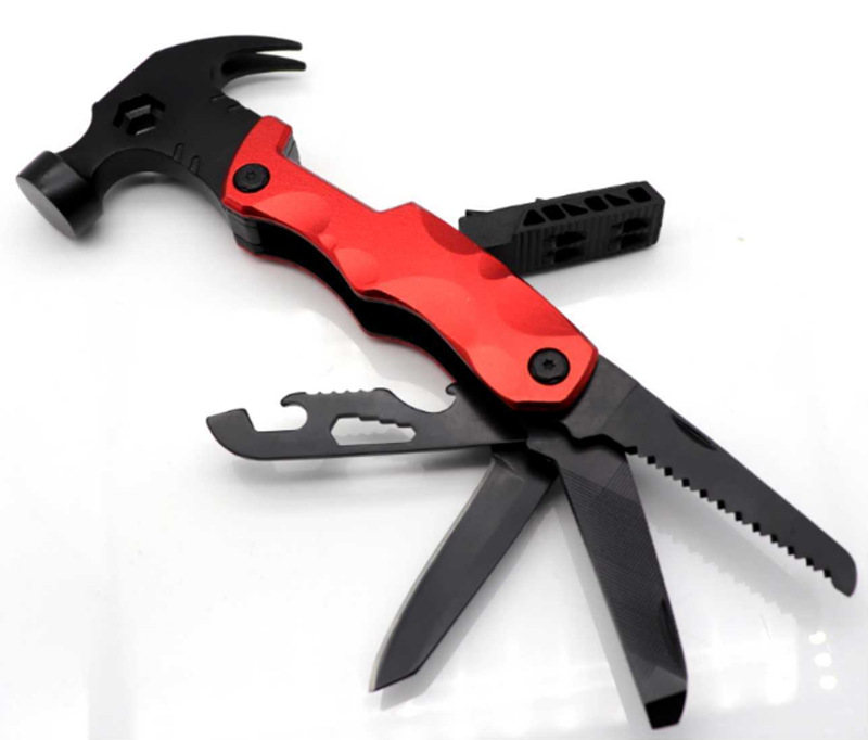 厂家直销 万用车载应急锤 多功能安全锤 多用途 羊角锤 户外野营