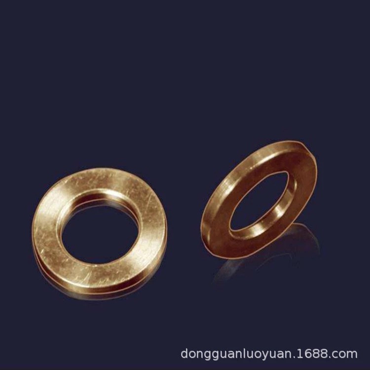 东莞五金厂家直销黄铜垫片 紫铜垫圈 铜平垫铜平介子专业非标销售