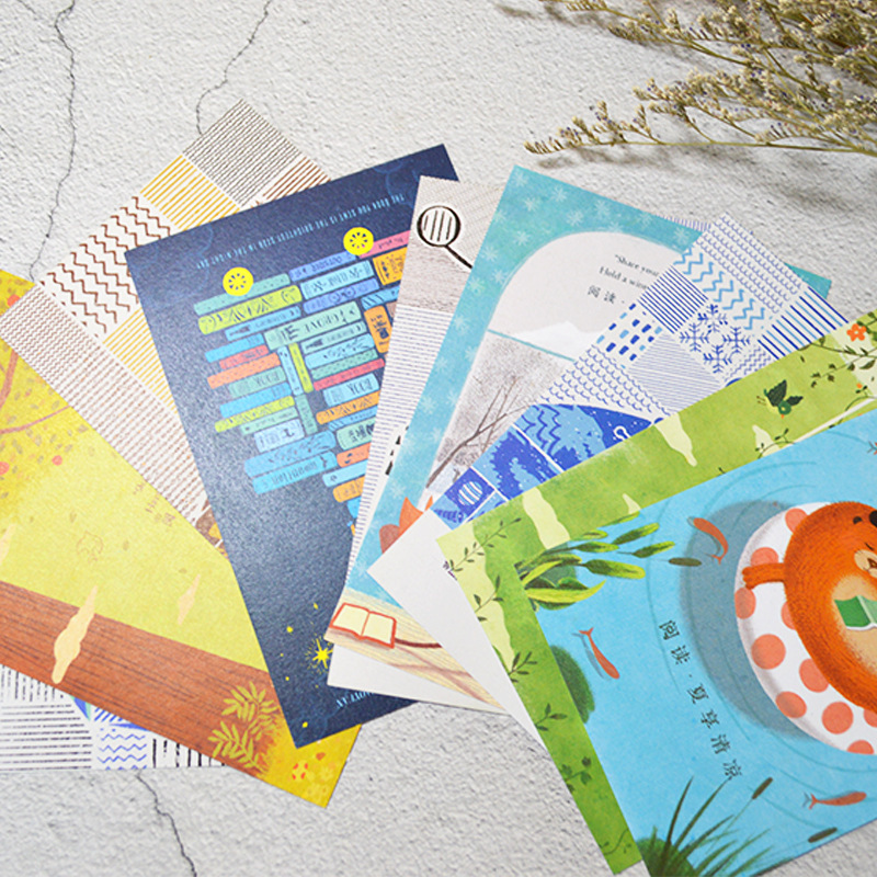 Custom DIY photo postcards, scenic and artistic fresh creative small cards, greeting cards printed from your own images Custom DIY photo postcards, scenic and artistic fresh creative small cards, greeting cards printed from your own images