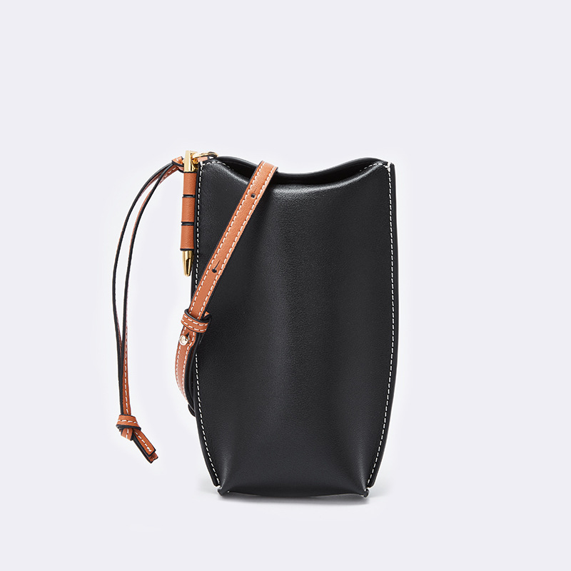 2022 nueva moda mini bolso retro de cuero genuino bolso de hombro de las mujeres Messenger bolsa de teléfono de las mujeres transfronteriza al por mayor