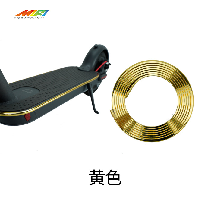 Xiaomi scooter tira de protección del coche tira decorativa tira anticolisión diy8 M tira decorativa tira antiarañazos tira Anticolisión de silicona