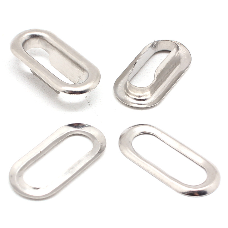 槽扣 现货供应义乌25mm槽扣 金属气眼U型汽眼 椭圆鸡眼