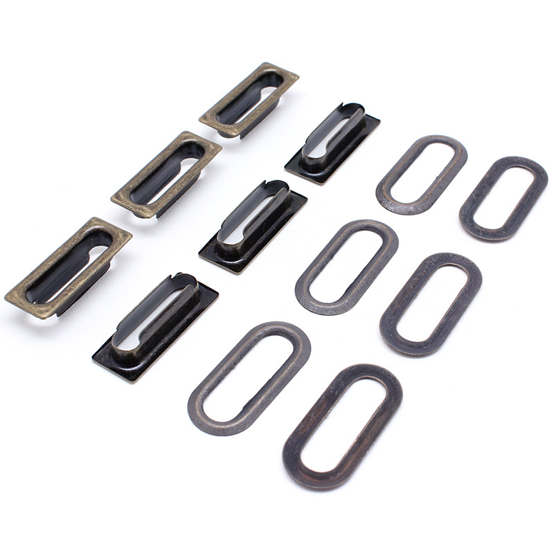 长方形青古铜槽扣  异形槽扣 蛋形槽扣 金属气眼 鞋眼 厂家直销