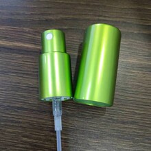 厂家供应18牙绿色银色电化铝喷雾头 电化铝喷头盖子 精油瓶喷雾