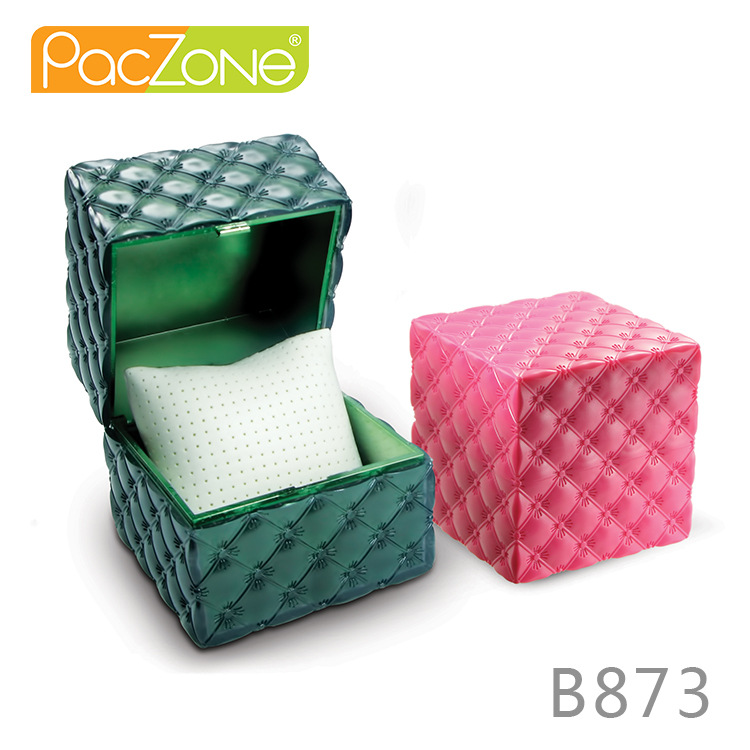 精品方形手表盒高档塑料手表盒子智能手表带收纳盒方形首饰包装盒