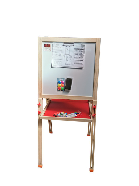 Wooden double-sided drawing board from natural wood
