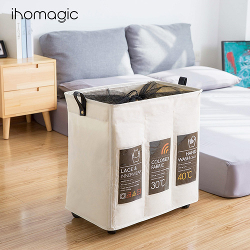 Home clothing foldable storage box Oxford cloth storage basket woven organizer box Packing moving storage bag