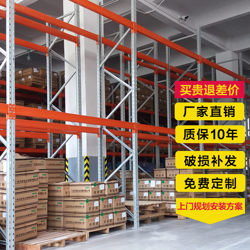 重型仓储货架托盘横梁驶入式置物架仓库承重加厚加厚承重收纳