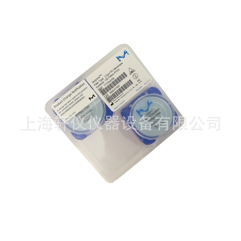 TTTP04700聚碳酸酯美国密理博2.0um亲水47mm白色光面表面滤膜