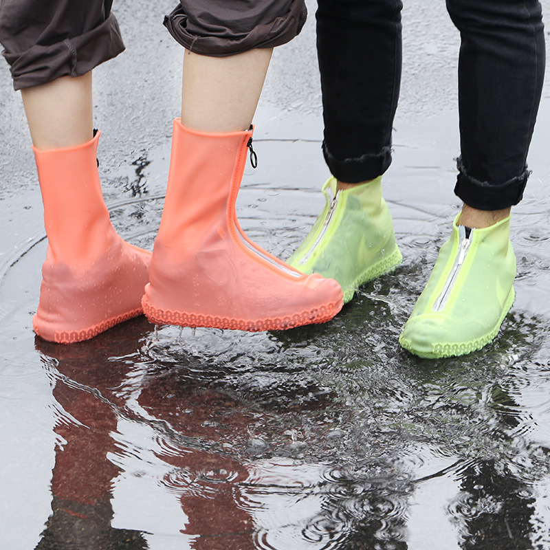 Mei Rainy Season Rainproof Shoe Cover Waterproof Rainy Day Artifact Wear-resistant Non-slip Foldable Lengthened Silicone Travel Rain Shoe Cover Mei Rainy Season Rainproof Shoe Cover Waterproof Rainy Day Artifact Wear-resistant Non-slip Foldable Lengthened Silicone Travel Rain Shoe Cover