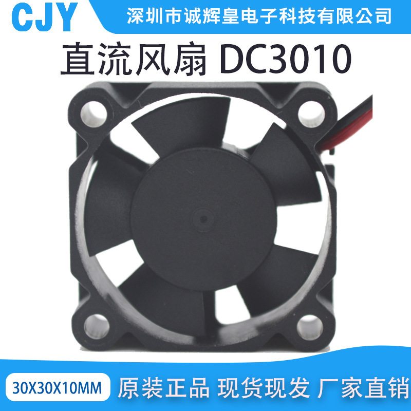 Shenzhen factory direct DC3010 cooling fan car lamp cooling fan 5V 12V 24V DC cooling fan