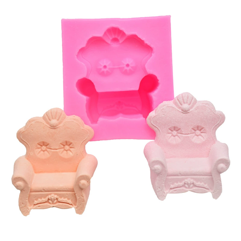 Three dimensional sofa for auto, aromatherapy, fondant, silicone mold, DIY, in 3d format
