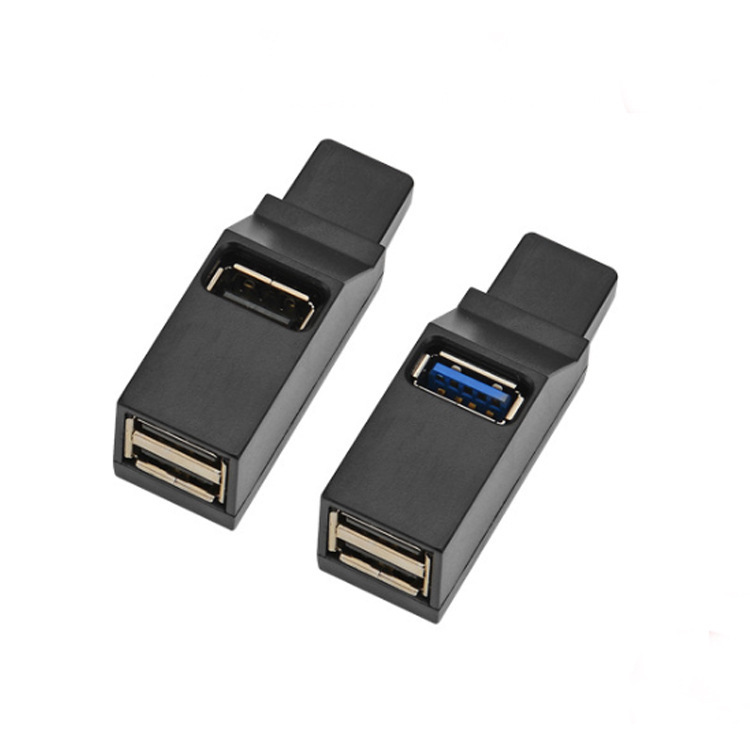 Portable mini 3 port USB2.0 splitter 3.0 in-line USB HUB expansion hub wholesale