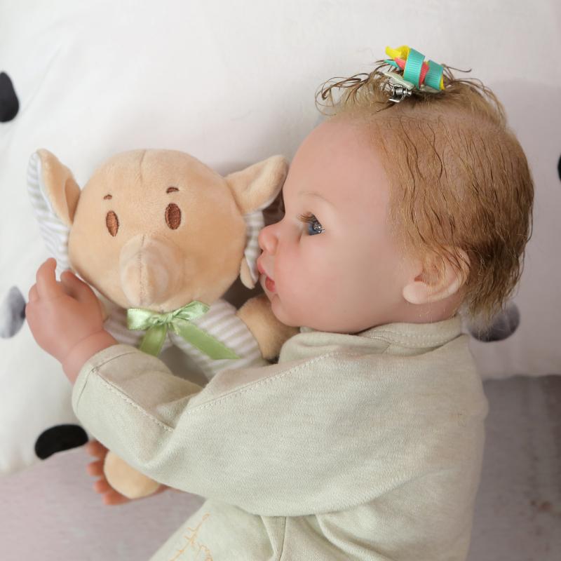 Npkcollection simulación bebé lindo bebé niños acompañan juguetes creativos colección de cuotas