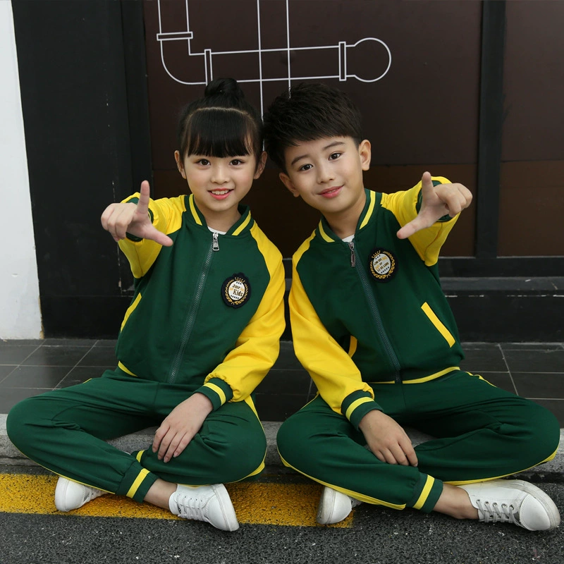 Autumn children's uniform for kindergarten for elementary school students, sports baseball set