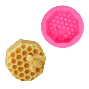 DIY Baking Tools Honeycomb Modeling Aromatherapy Plaster Mold Fondant Chocolate Handmade Soap Clay Silicone Mold