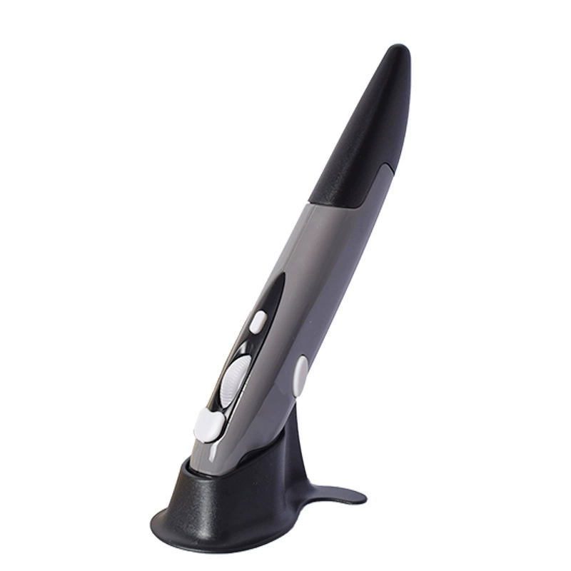 Эргономичная вертикальная беспроводная ручная мышь Pen, 2.4G & Bluetooth, DPI 800–1600, компактный готовый к подарку