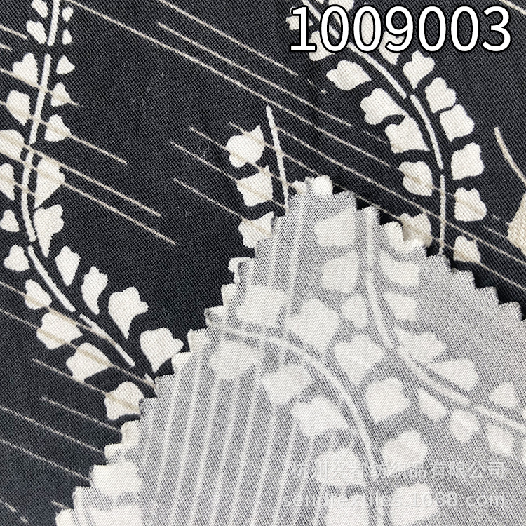 天丝棉印花面料 30*30/128*78女装面料斜纹天丝棉印花布