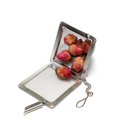 Factory Direct Supply Pyramid Tea Infuser 304 Stainless Steel Tea Strainer Minimalist Mesh Tea Filter Tea Gift