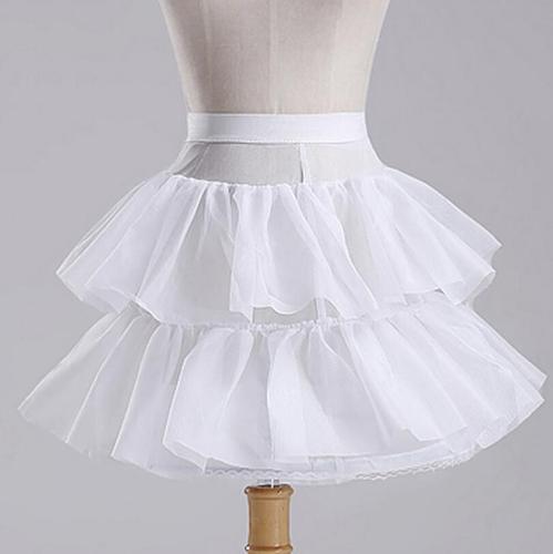 Children's ballgown petticoat flower child princess ball dress girl petticoat ballgown dress steel ring white petticoat stand