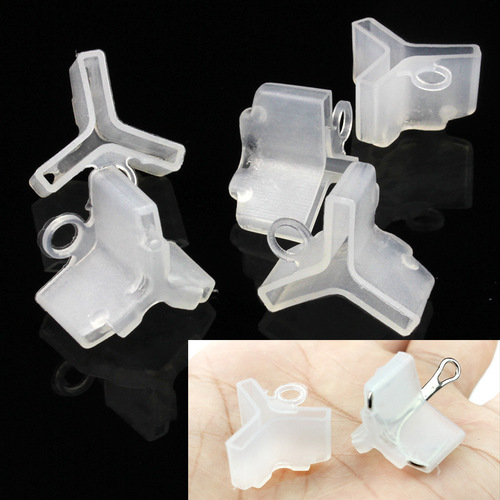Weihe White Large Fishhook Protective Cover/Three Hooks Three Anchor Hook Protectors 1#2#3#4#5# Wholesale