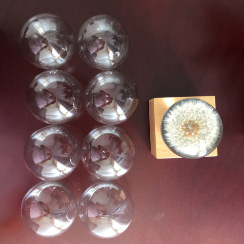 Supply eternal flower glass dome ball glass dome DIY landscape dust cover micro landscape transparent glass dome