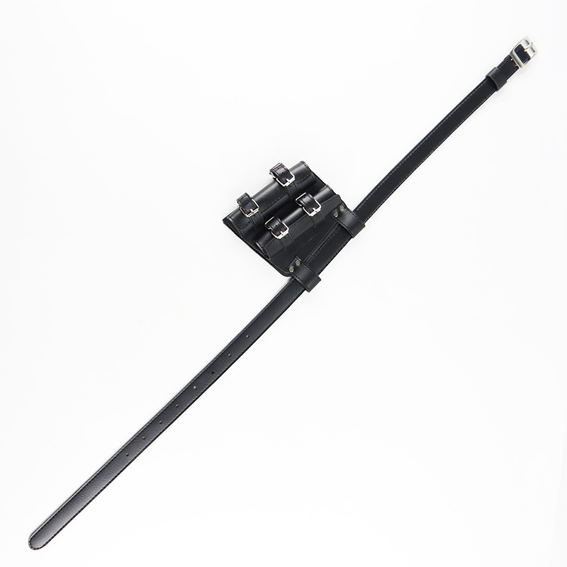 Cosplay anime espada pu cuero espada Correa mochila cinturón cuchillo colgando dispositivo de fijación