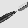 Black gel pen, bullet, round beads, 10 pieces, 0.5mm