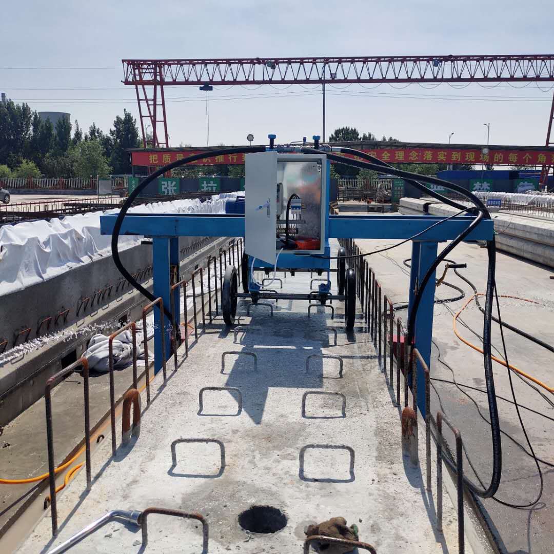 SYZM-2Q空心板梁自动行走凿毛机 龙门式空心板凿毛机