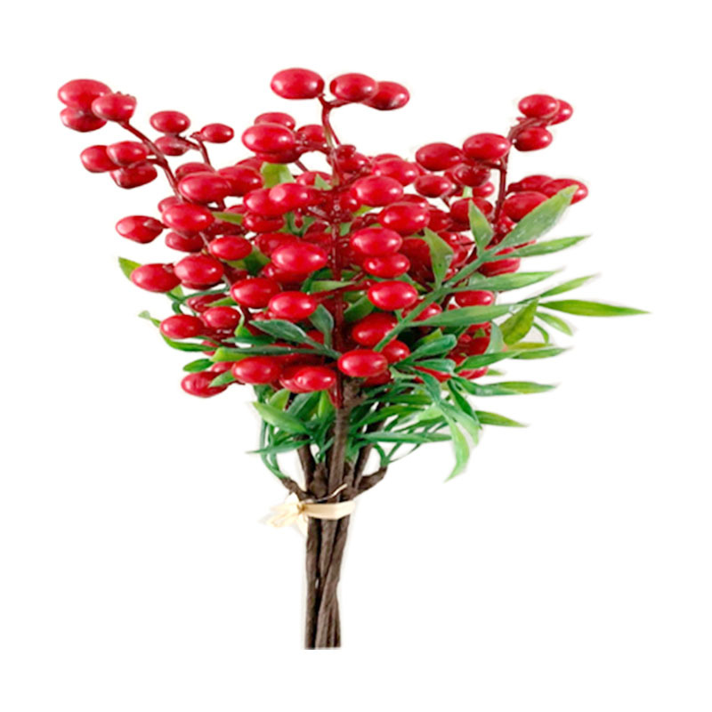 En stock suministro de alto grado de espuma de flores falsas fruta Lovesick Bean Home Design coincidencia arreglo floral Comercio exterior simulación de frutas al por mayor