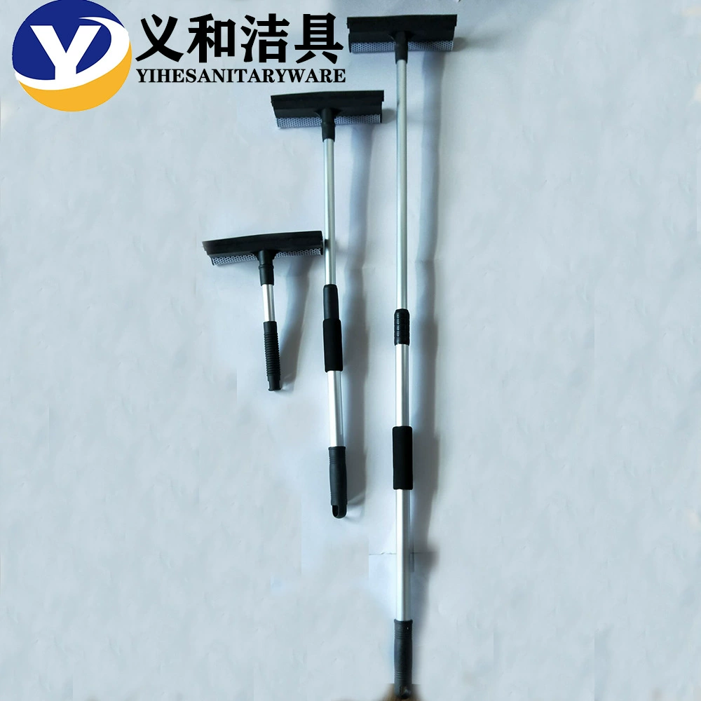 Длинная ручка телескопическая Двусторонняя оконная щетка стеклянная щетка из нержавеющей стали автомобильный скребок для стекла автомобильные чистящие средства