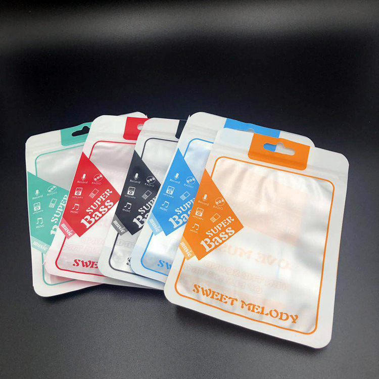 【厂家批发包装袋】耳机线包装袋 耳机通用包装袋 彩色包装袋