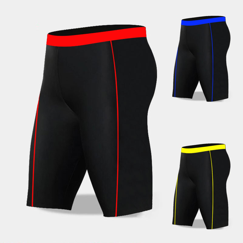 Traje de baño profesional de secado rápido para hombres equipo de aguas termales para adultos Traje de baño de cinco puntos para hombres