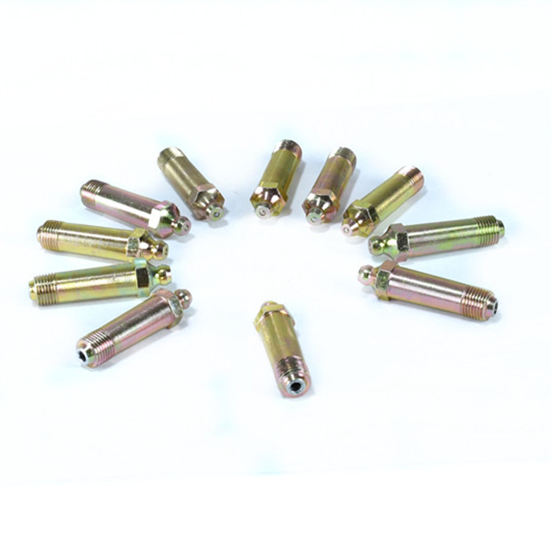 Especificaciones especiales 1/8-27npt 44mm boquilla de grasa alargada aceptar personalización