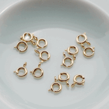 14K����ɫ����Բ��ͷ��������������β���ӿ�diy�ֹ���Ʒ���