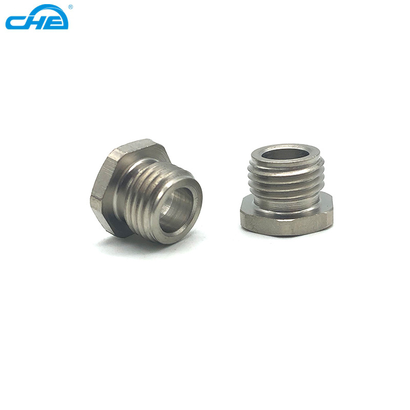 创河厂家专业英制螺母外六角带孔螺丝非标螺母