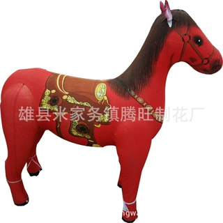加工定制纸扎牛马 纸毛大号白马 高头大马纸活殡葬用品批发