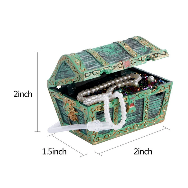 Green treasure chest