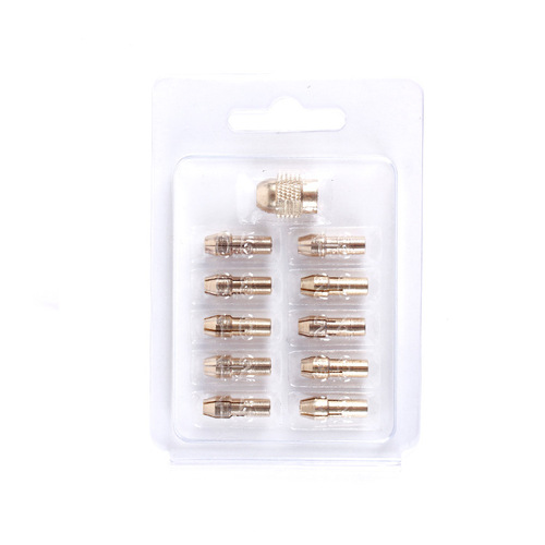 Factory direct sales electric grinding head accessories 4.8/4.3 tail diameter copper sandwich electric grinding copper chuck small motor chuck