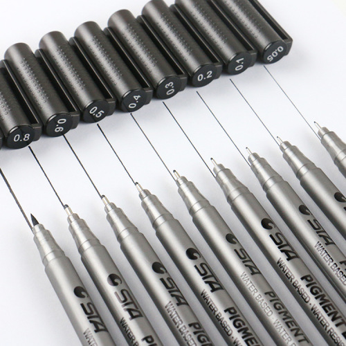 STA8050 art hook pen needle pen clothing animation design line drawing pen 9 models boxed