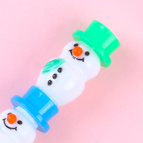 Korea's new creative snowman 5-section crayons, pencils, no-sharpening, removable, cartoon student school supplies