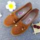 Spot 2023 spring and autumn women round head casual women's cloth shoes sleeve ballet shoes low heel shoes women's shoes wholesale