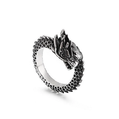 Retro ethnic accessory, men's ring stainless steel, ethnic style, wholesale, European style