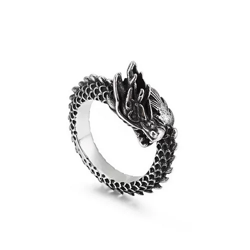 Retro ethnic accessory, men's ring stainless steel, ethnic style, wholesale, European style