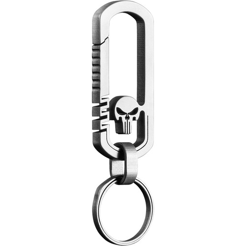Titanium Alloy Keychain Keychain Fashion Men's Pendant Mini Carabiner Factory Wholesale Punisher