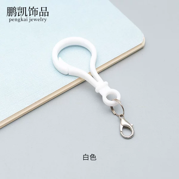 White plastic buckle double circle 303 lobster buckle