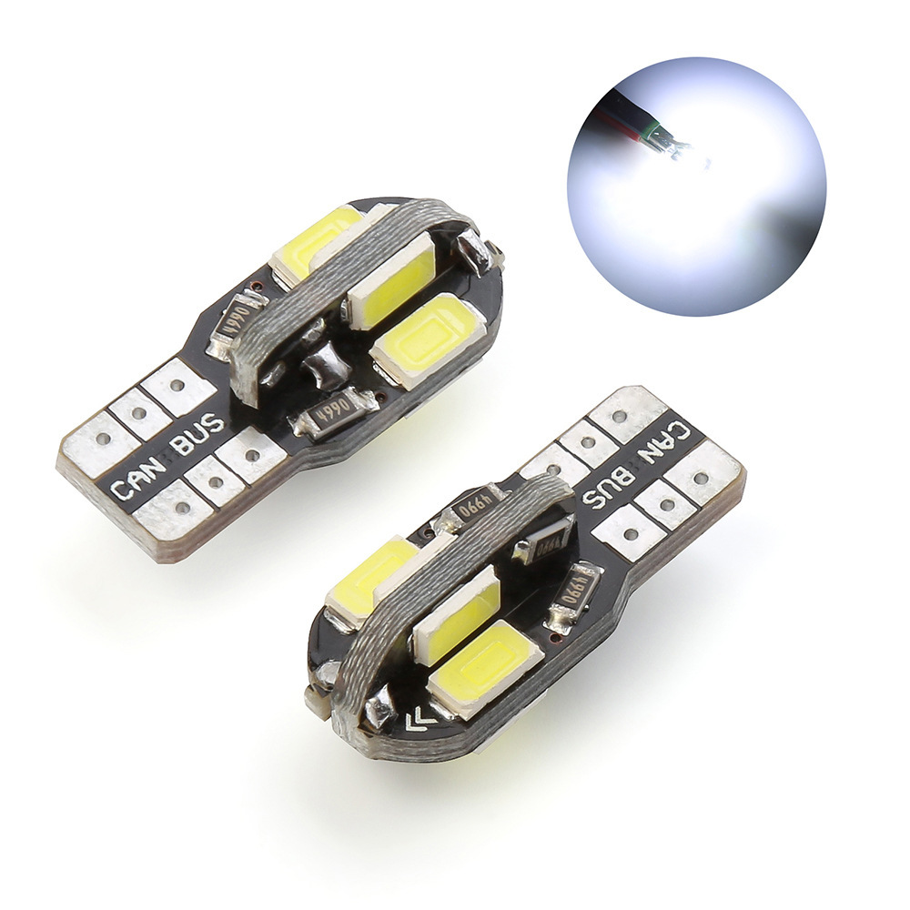 Coche LED T10 5630 8SMD decodificación ancho luz de la matrícula luz de lectura luz de la matrícula W5W