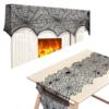 Halloween suit ghost festival lace spider web fireplace label furnace tissue round tablecloth table flag curtain lampshade combination