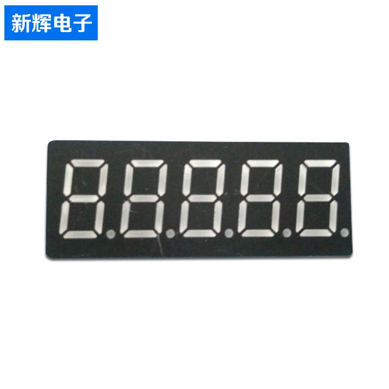 Заводская поставка светодиодной цифровой трубки 5-битная полноцветная цифровая трубка 0,36 дюйма, инкрустированная электронным элементом, цифровая трубка