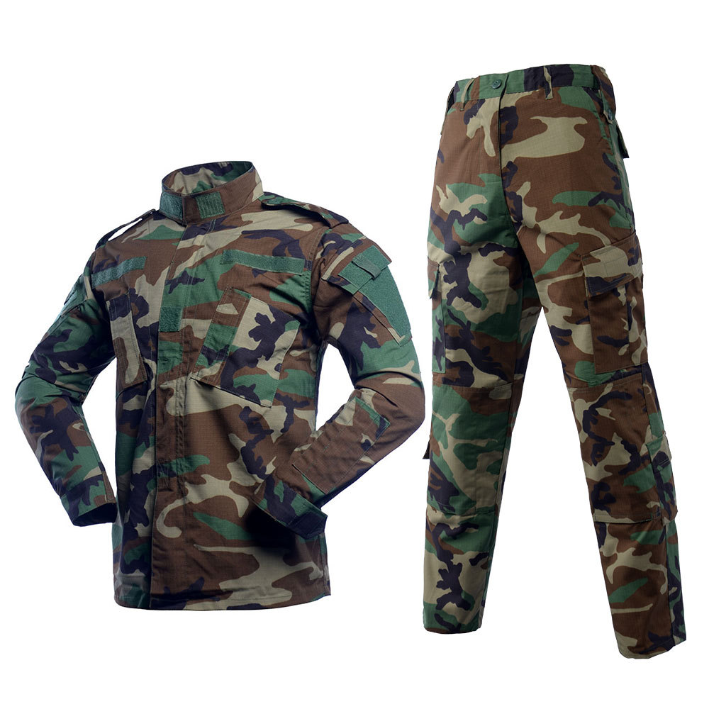 Abbigliamento da uomo Tuta mimetica a maniche lunghe per fan militari Uniforme da addestramento tattico traspirante e antigraffio per esterni_voghion.com
